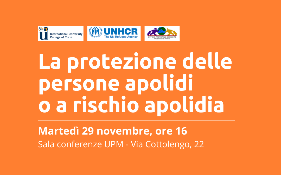 La protezione delle persone apolidi, un incontro aperto per parlare del tema