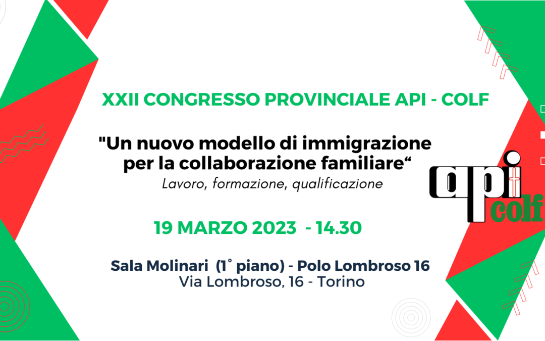 XXII Congresso Provinciale API-COLF