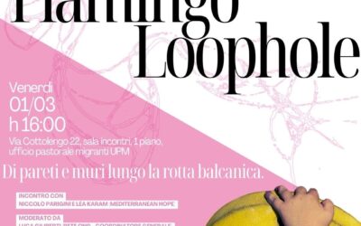 “Flamingo Loophole, pareti e muri lungo la rotta balcanica” – presentazione libro 1 marzo